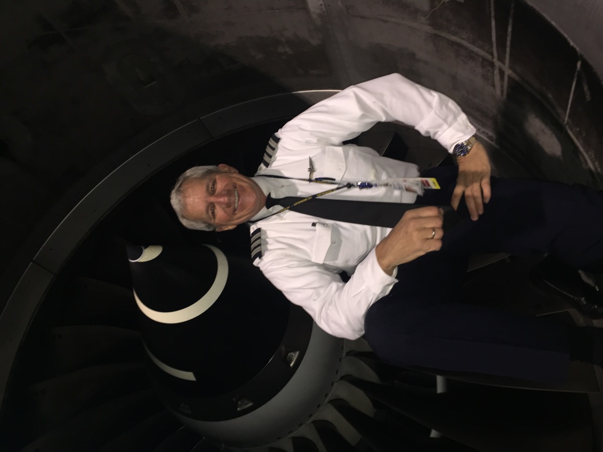 Captain Kent Krizman in American Airlines uniform